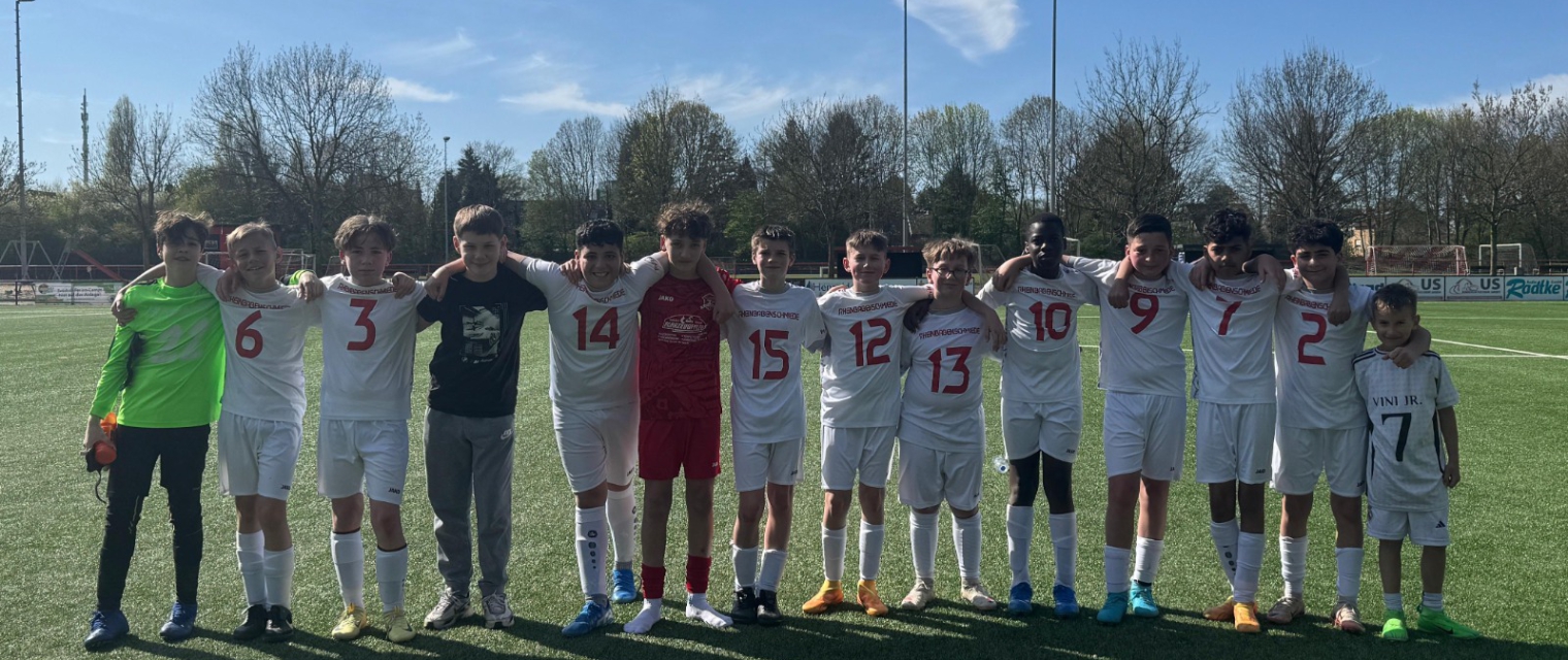 U13-2 in Königshardt am Ball